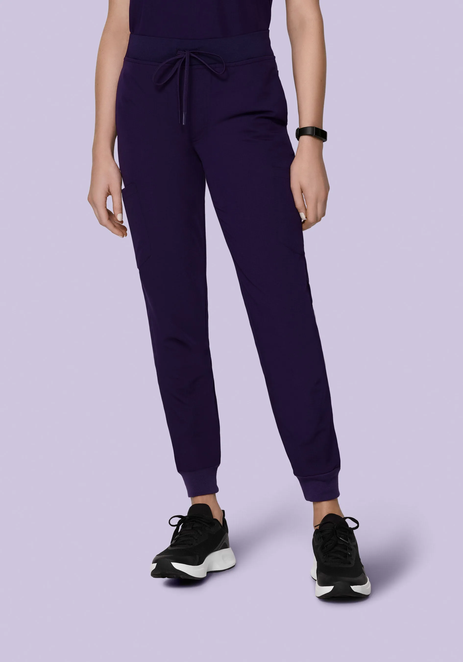 9 Pocket Joggers Eggplant