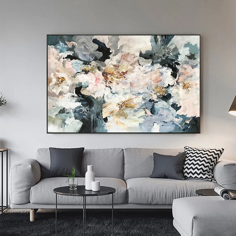 Abstract Handmade Flower Painting Large Paintings for Bedroom Gp053