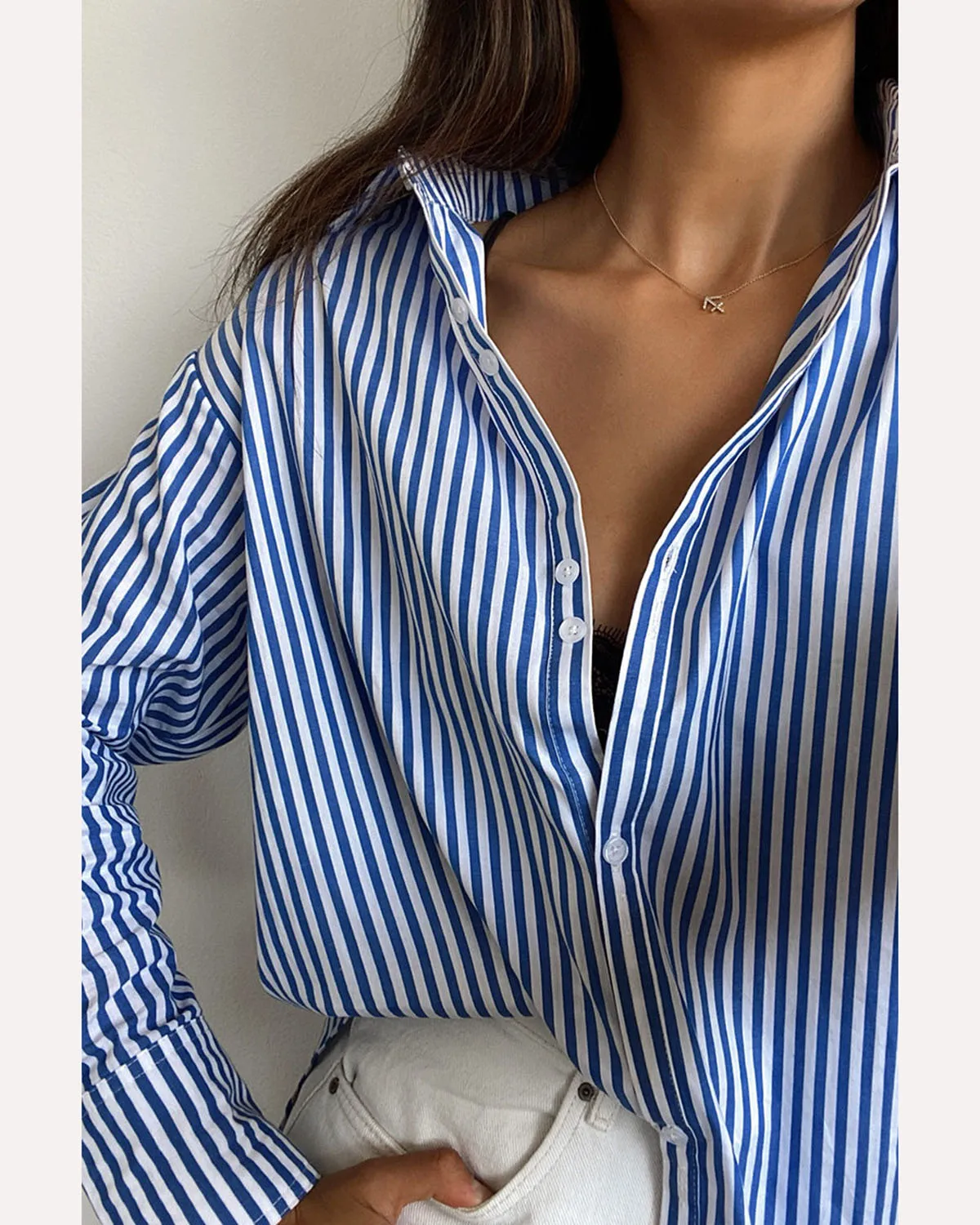 Alexandra Austin Shirt - Blue Stripe