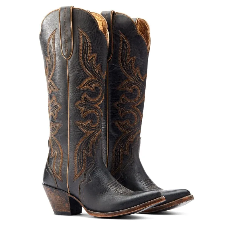 Ariat Women's Belinda Black StretchFit J Toe Western Boots 10044414