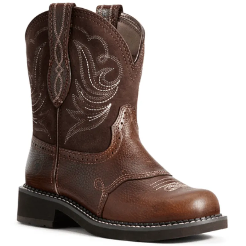 Ariat Women's Fatbaby Heritage Dapper Copper Kettle Brown Western Boots 10029492