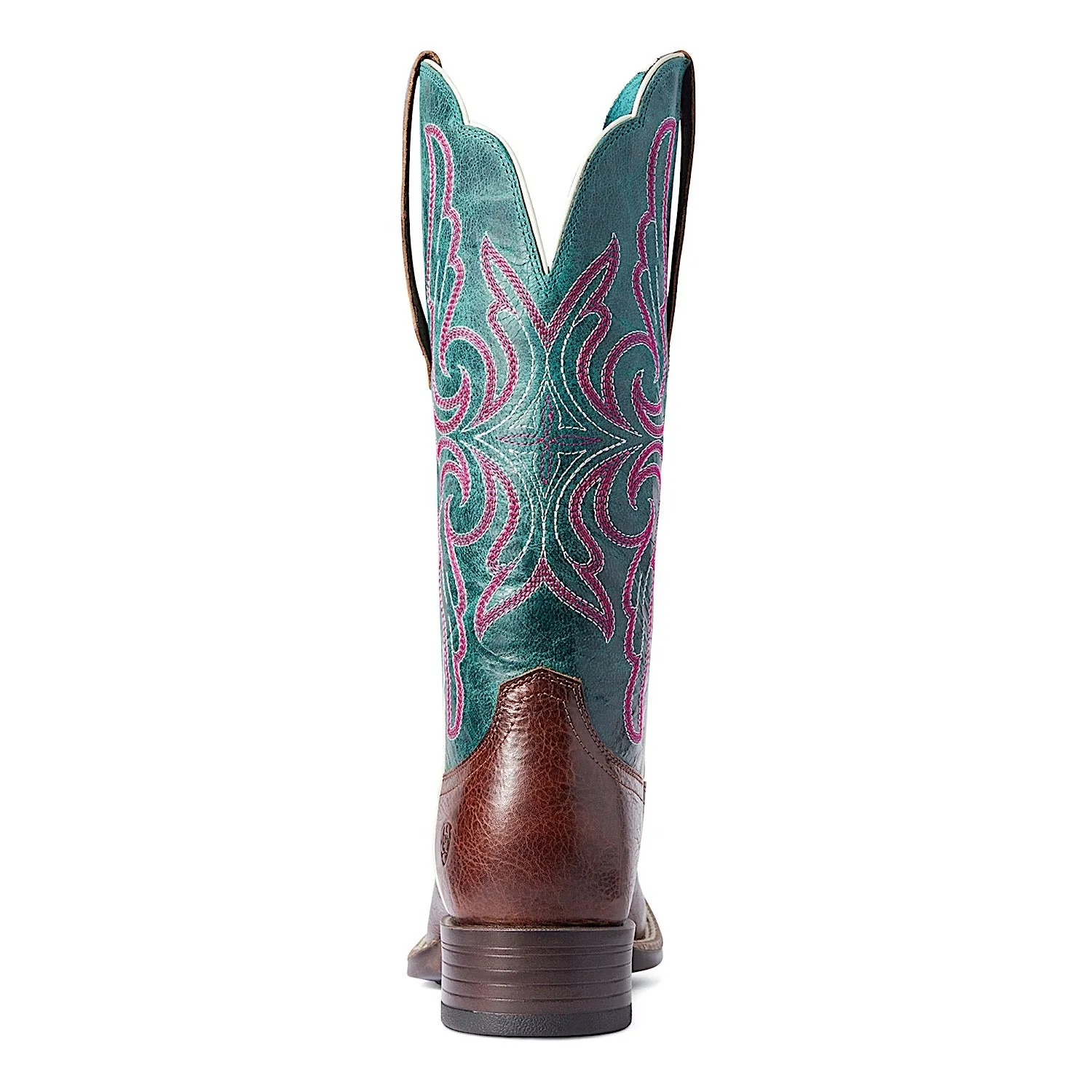 Ariat Womens Primera Stretchfit Barrel Brown / Antique Teal