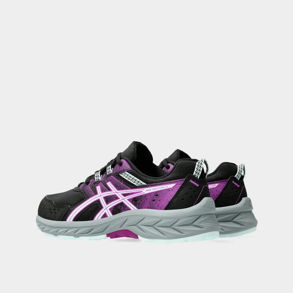 Asics Youth PrE-Venture 9 Gs Running Black/pink _ 182788 _ Black