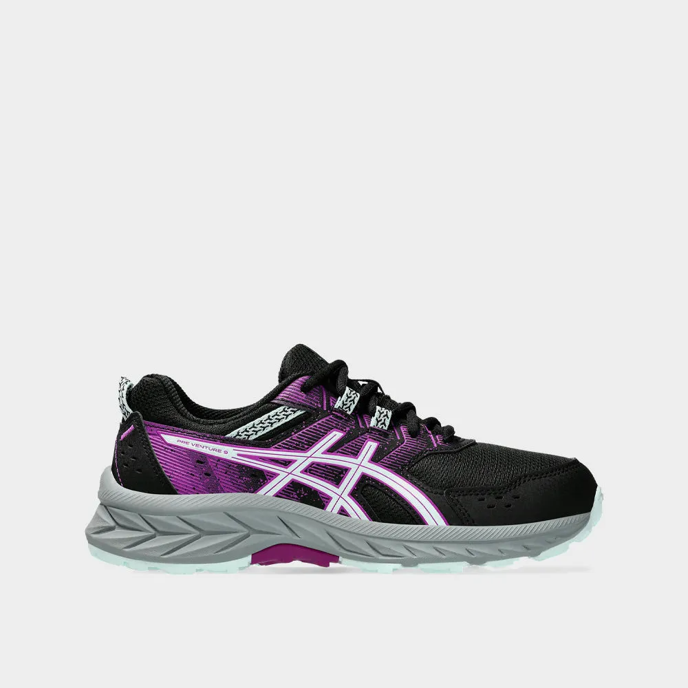 Asics Youth PrE-Venture 9 Gs Running Black/pink _ 182788 _ Black