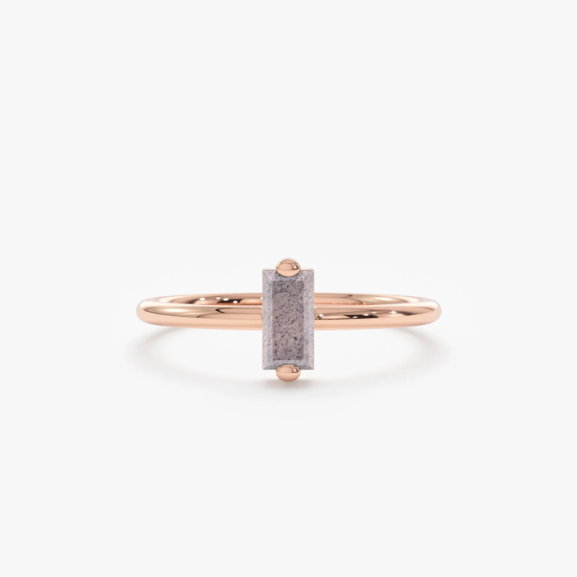 Baguette Labradorite Ring, Lupita