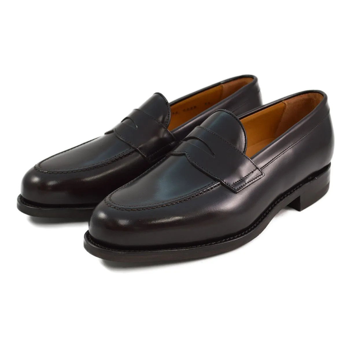 Berwick 1707 Penny Loafer (9628)- Dark Brown Dainite