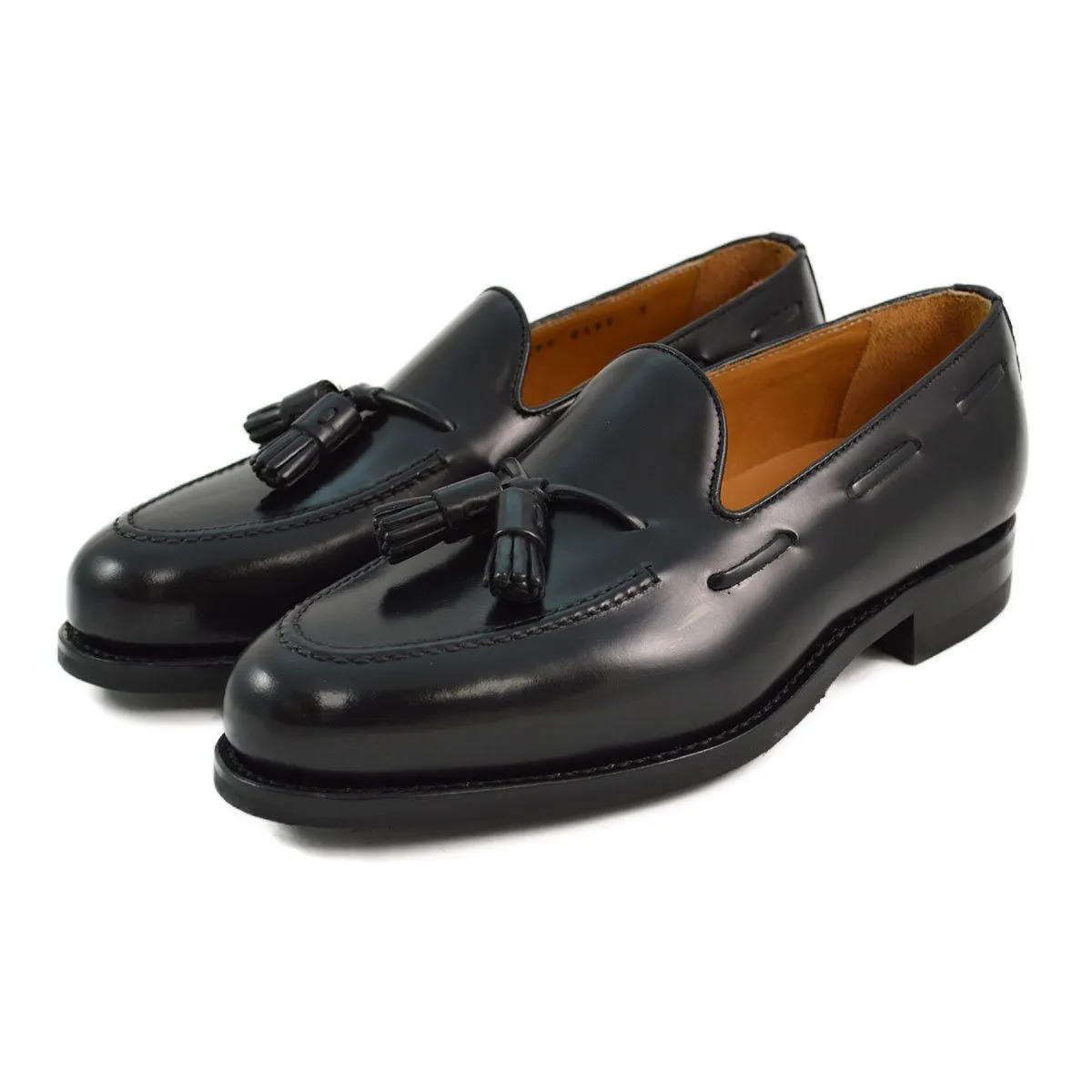 Berwick 1707 Tasselled Slip On (8491) - Black Rois Dainite