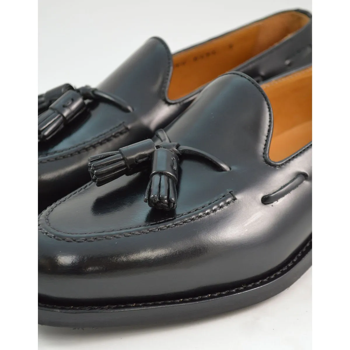 Berwick 1707 Tasselled Slip On (8491) - Black Rois Dainite