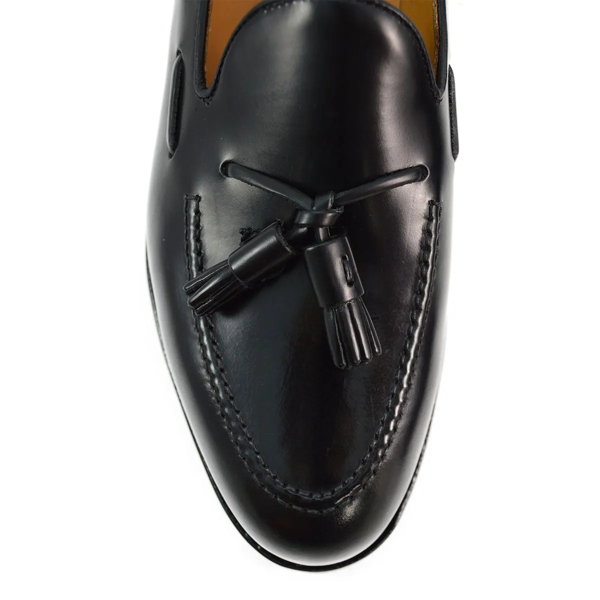 Berwick 1707 Tasselled Slip On (8491) - Black Rois Dainite