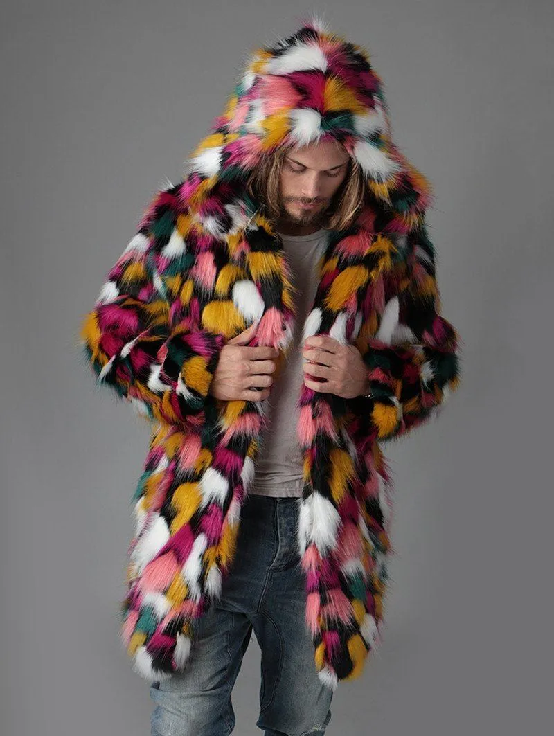 Butterfly Faux Fur Coat SpiritHood