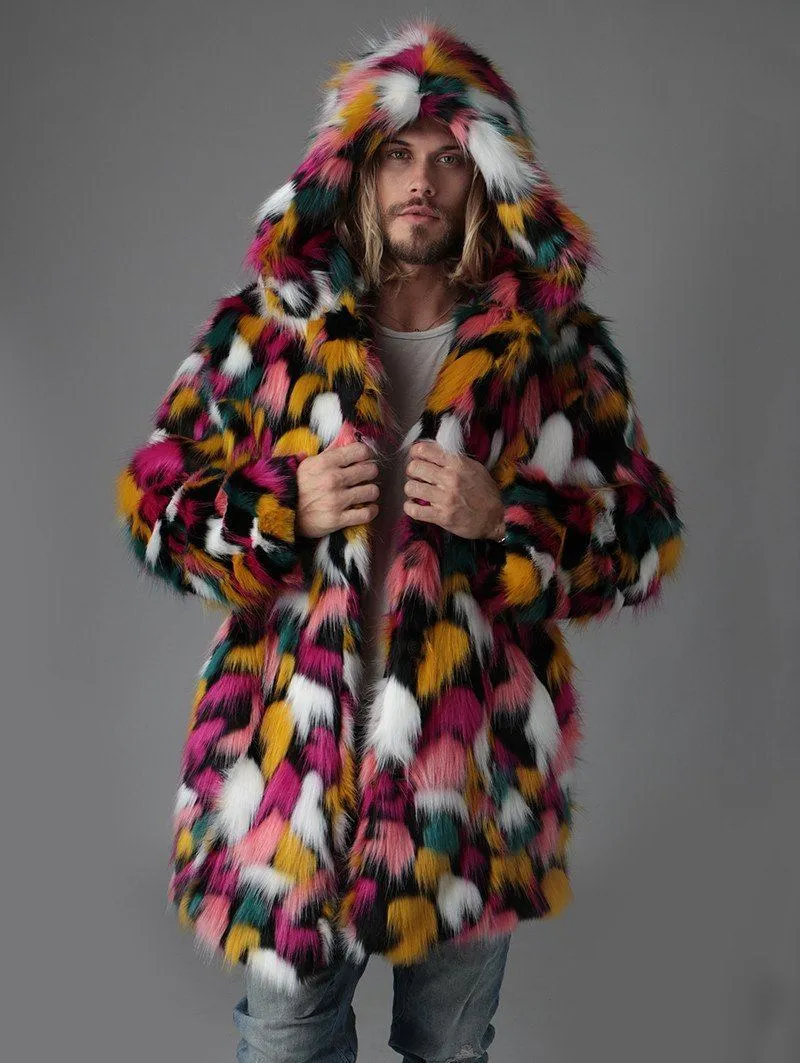 Butterfly Faux Fur Coat SpiritHood