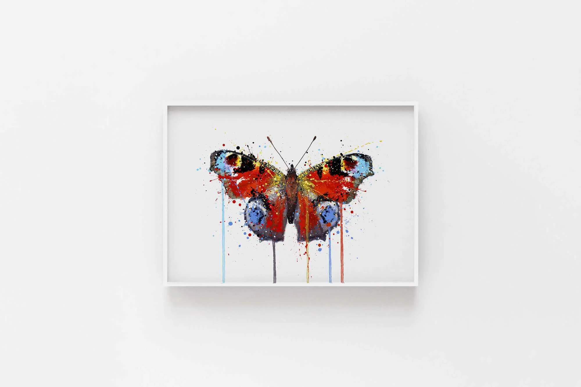 Butterfly Wall Art Print ‘Peacock’