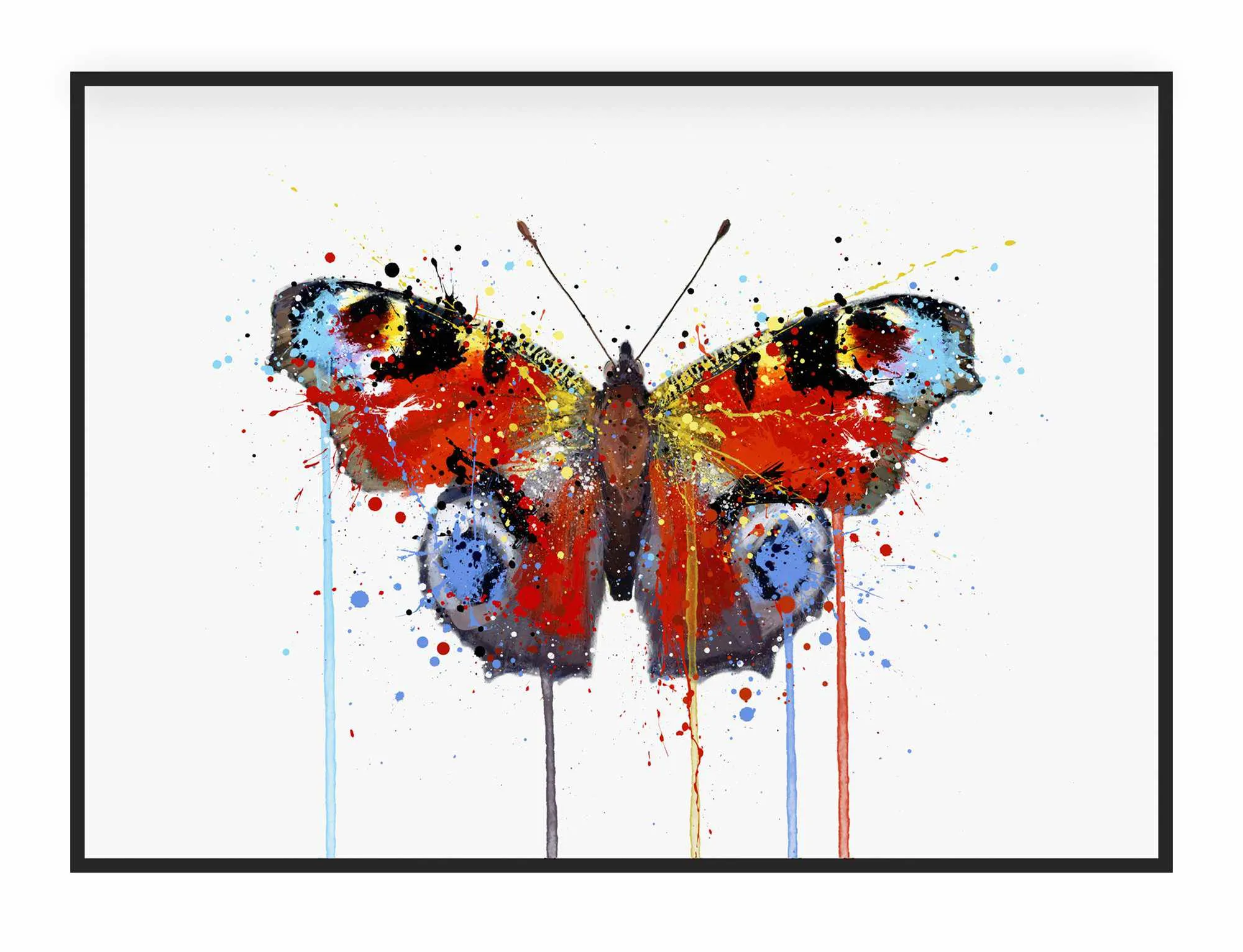 Butterfly Wall Art Print ‘Peacock’