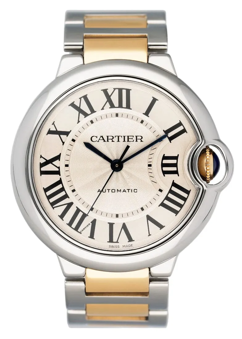 Cartier Ballon Bleu W6920047 Two-Tone Yellow Gold Mens Watch