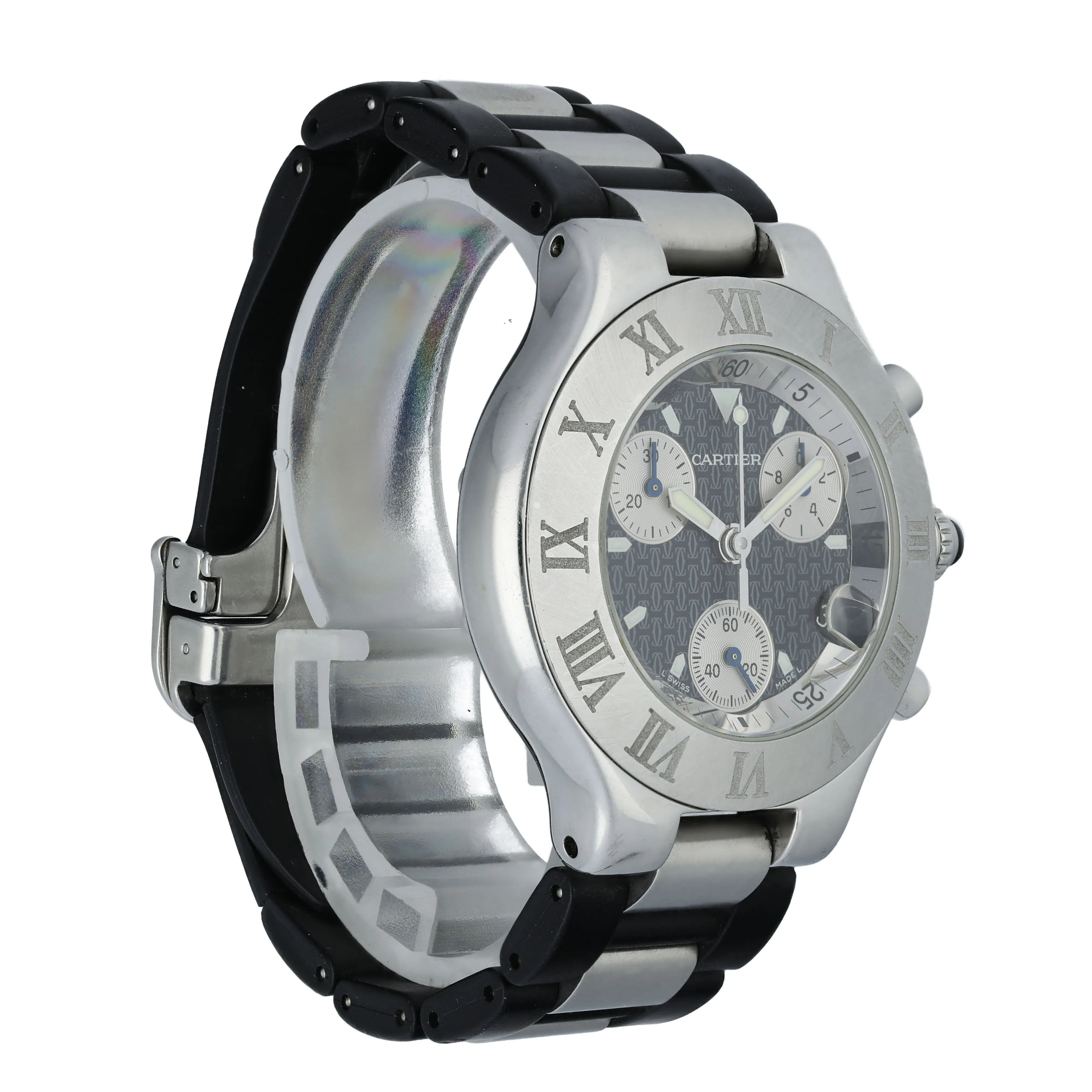 Cartier Must 21 Chronoscaph 2424 Mens Watch