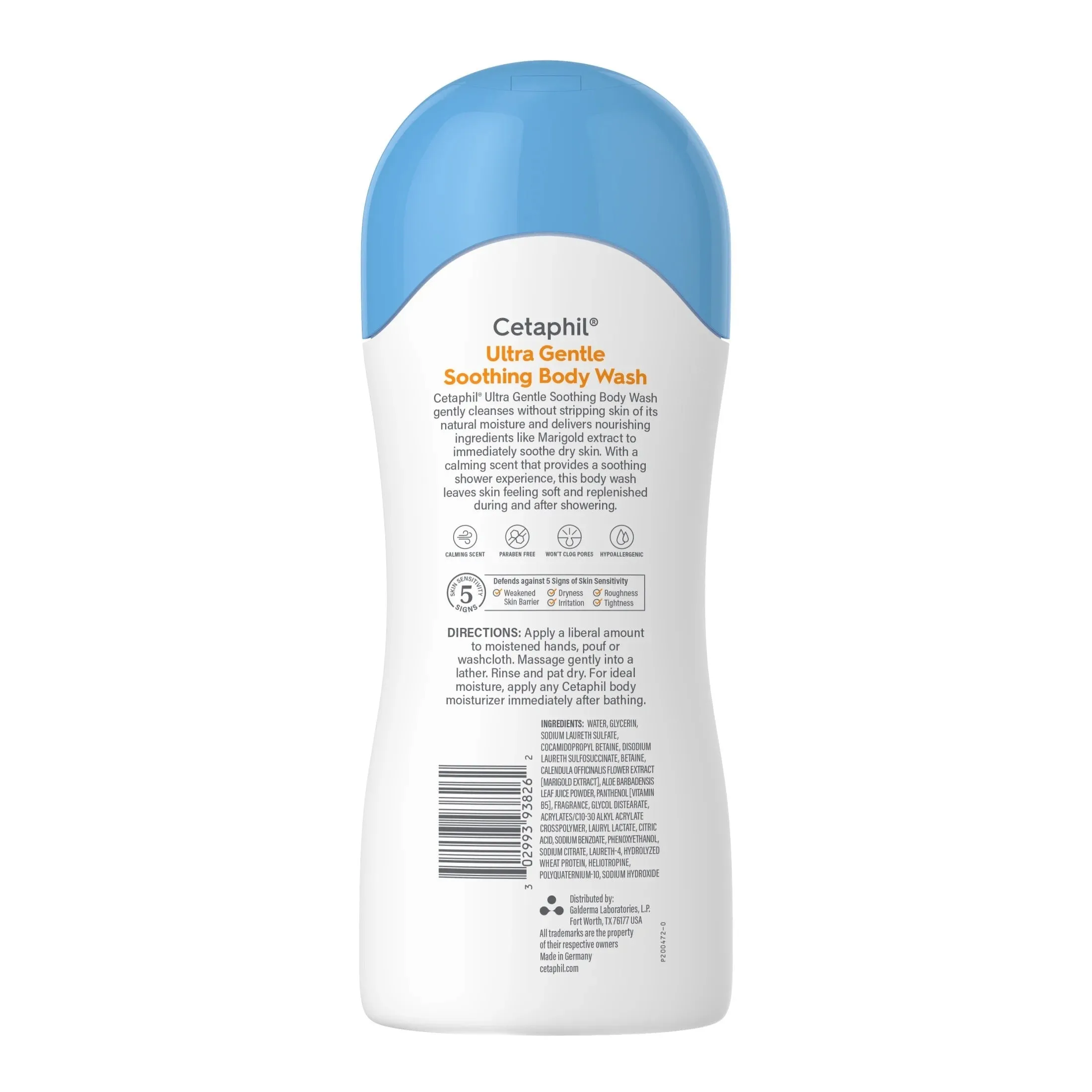 Cetaphil Ultra Gentle Soothing Body Wash - 16.9 oz