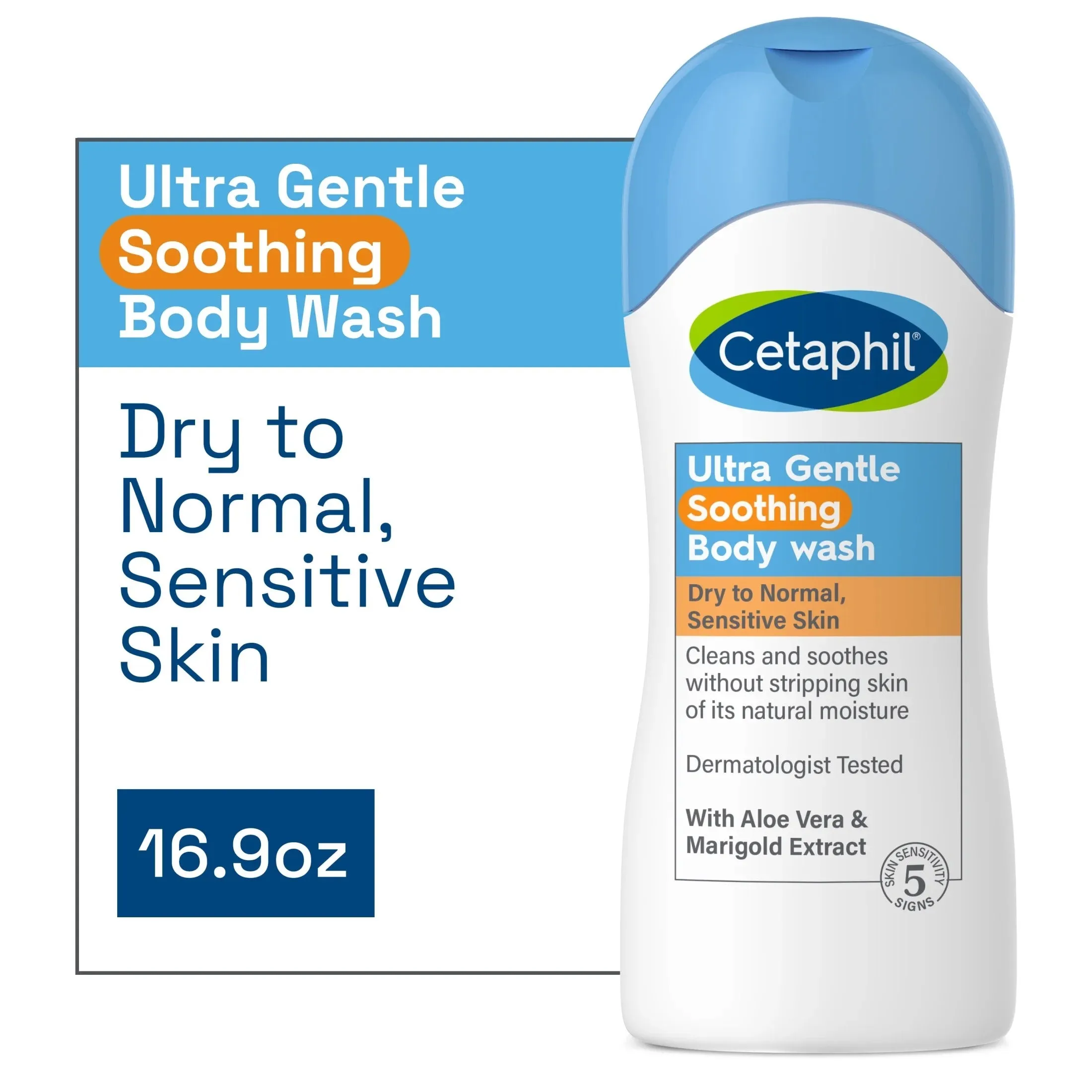 Cetaphil Ultra Gentle Soothing Body Wash - 16.9 oz