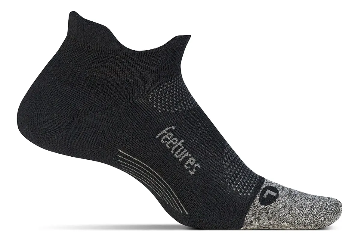 Feetures Elite Ultra Light Cushion No-Show Tab Black