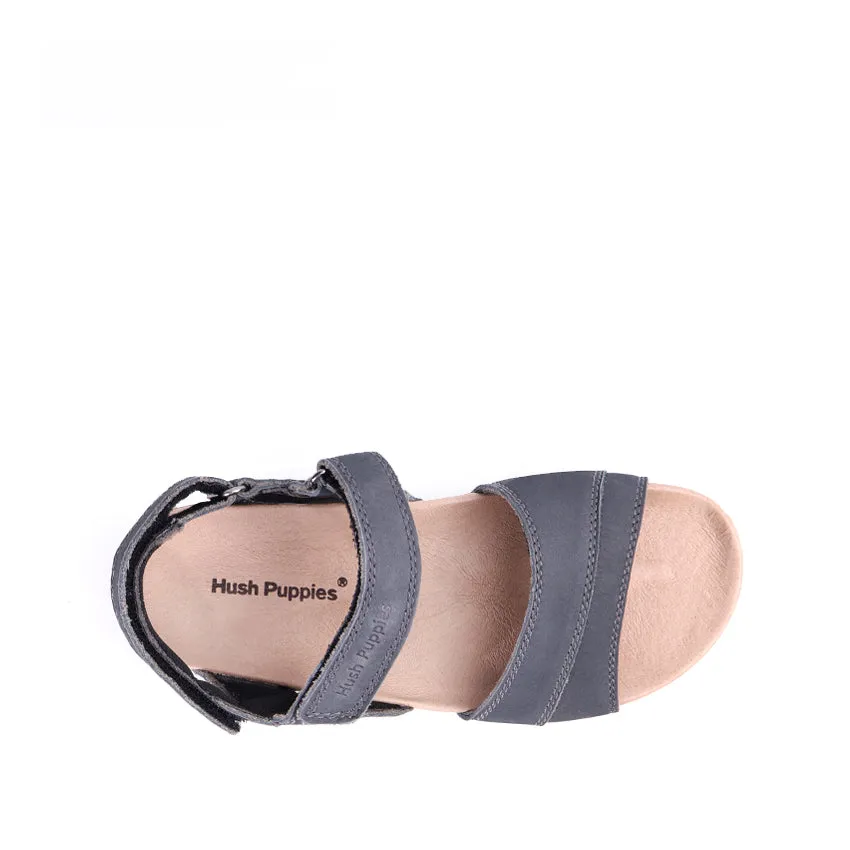 Gaius Backstrap Men's Sandals - Navy Nubuck