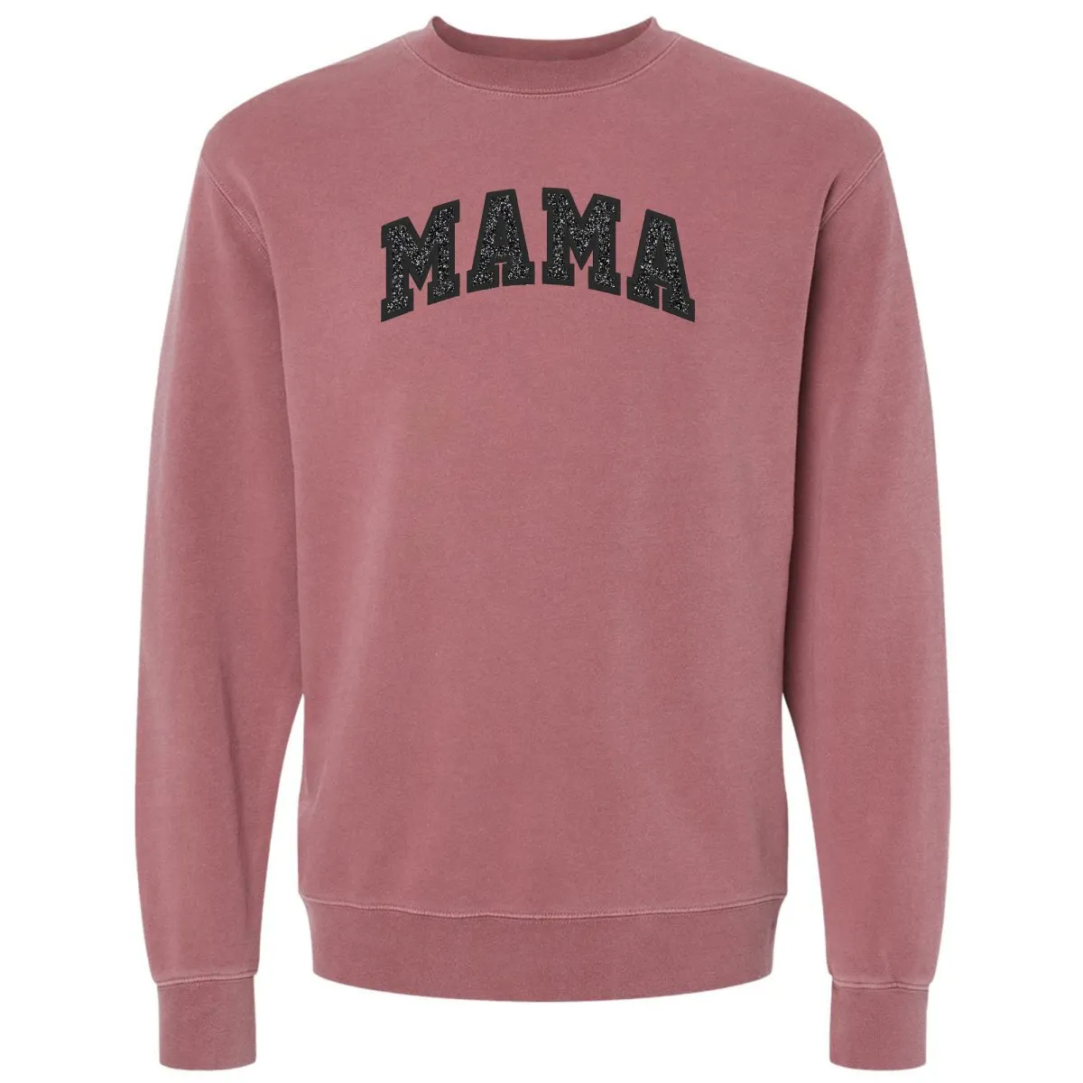 Glitter Embroidery ‘Mama’ Cozy Crew