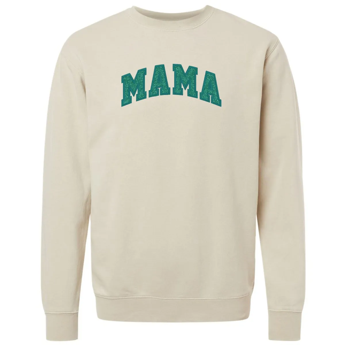 Glitter Embroidery ‘Mama’ Cozy Crew