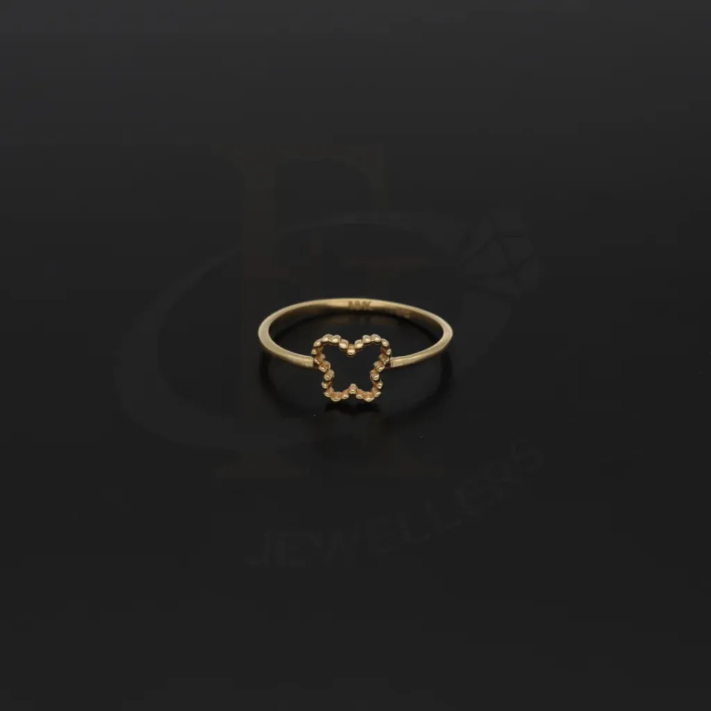 Gold Butterfly Shaped Ring 18KT - FKJRN18K7340