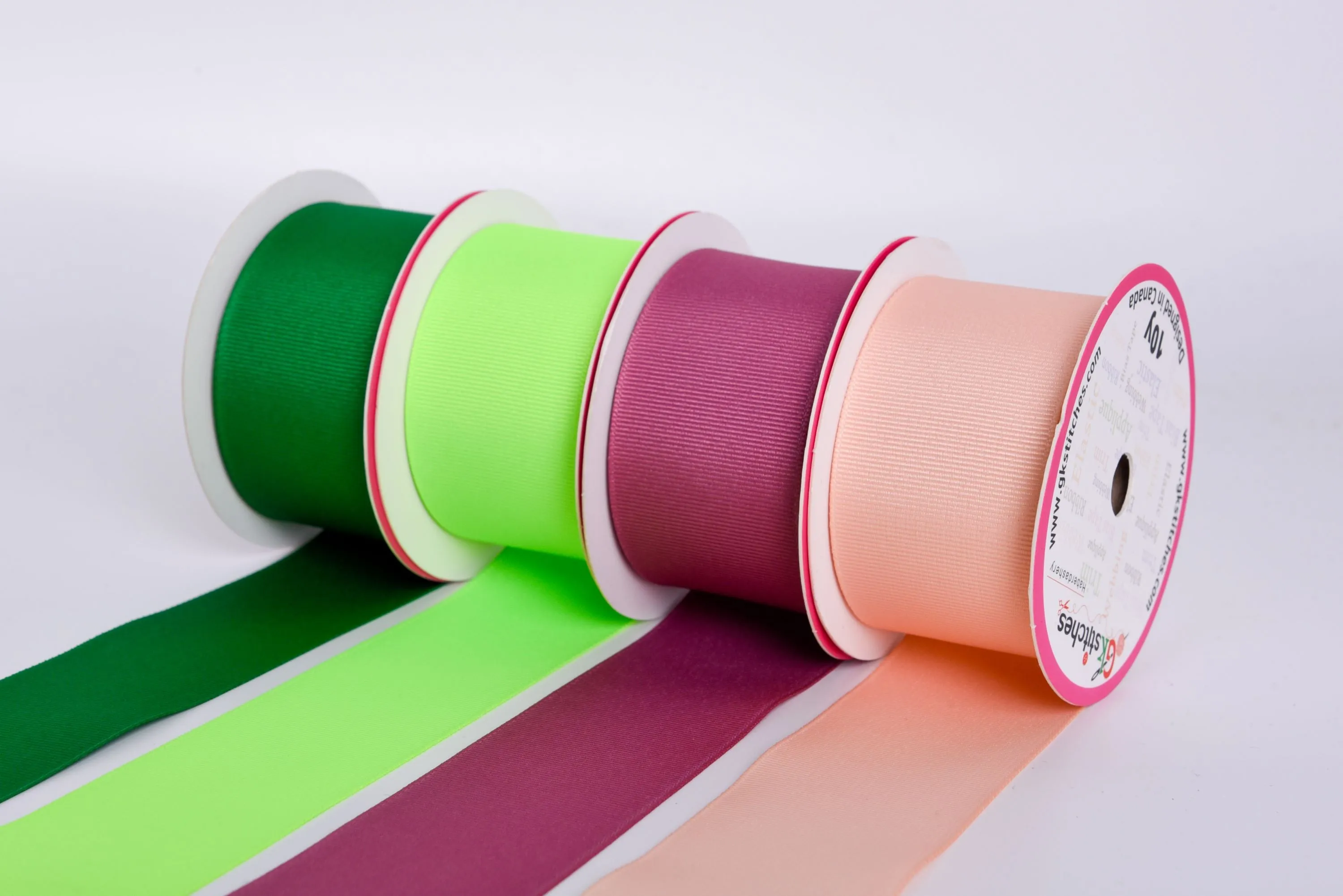 Grosgrain Ribbon - 16mm, 25mm, 38mm (10 yards roll)