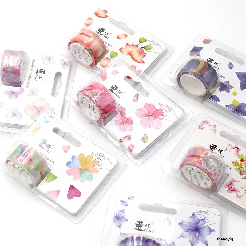 Kawaii Flower Petal Washi Tape