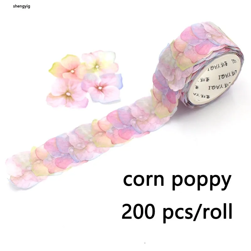 Kawaii Flower Petal Washi Tape