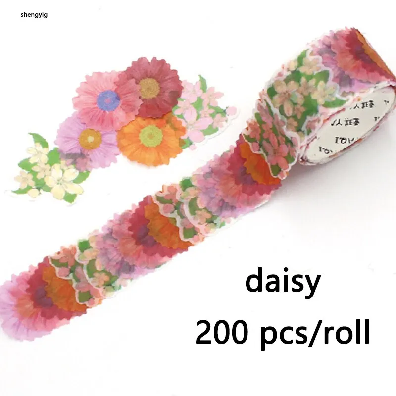 Kawaii Flower Petal Washi Tape