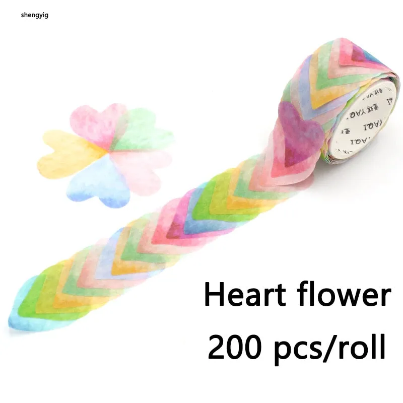 Kawaii Flower Petal Washi Tape