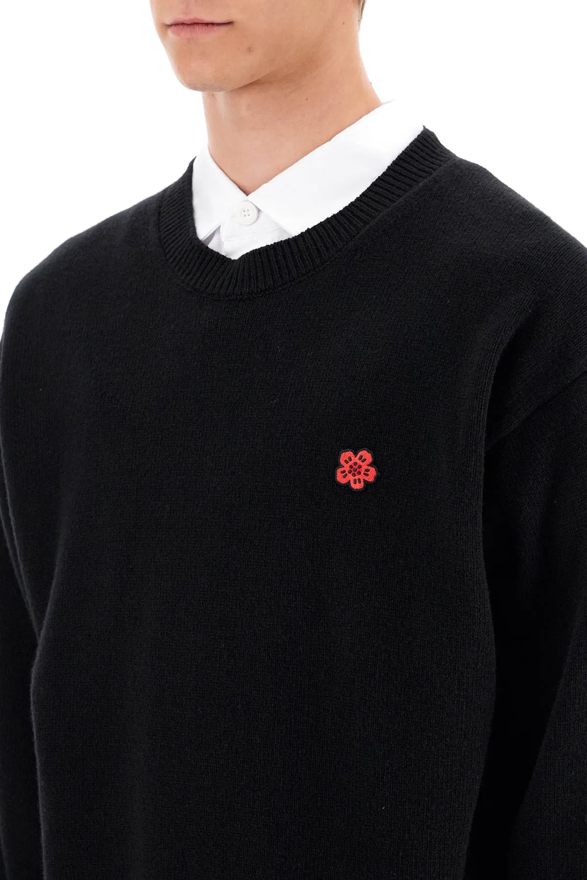 KENZO boke flower wool pullover