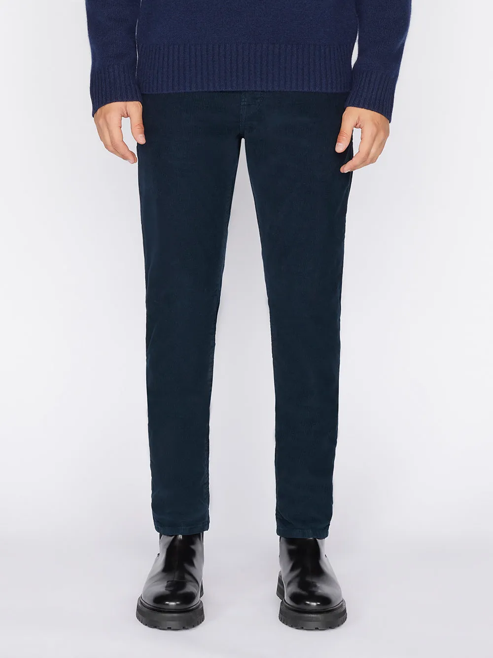 L'Homme Slim Corduroy -- Navy