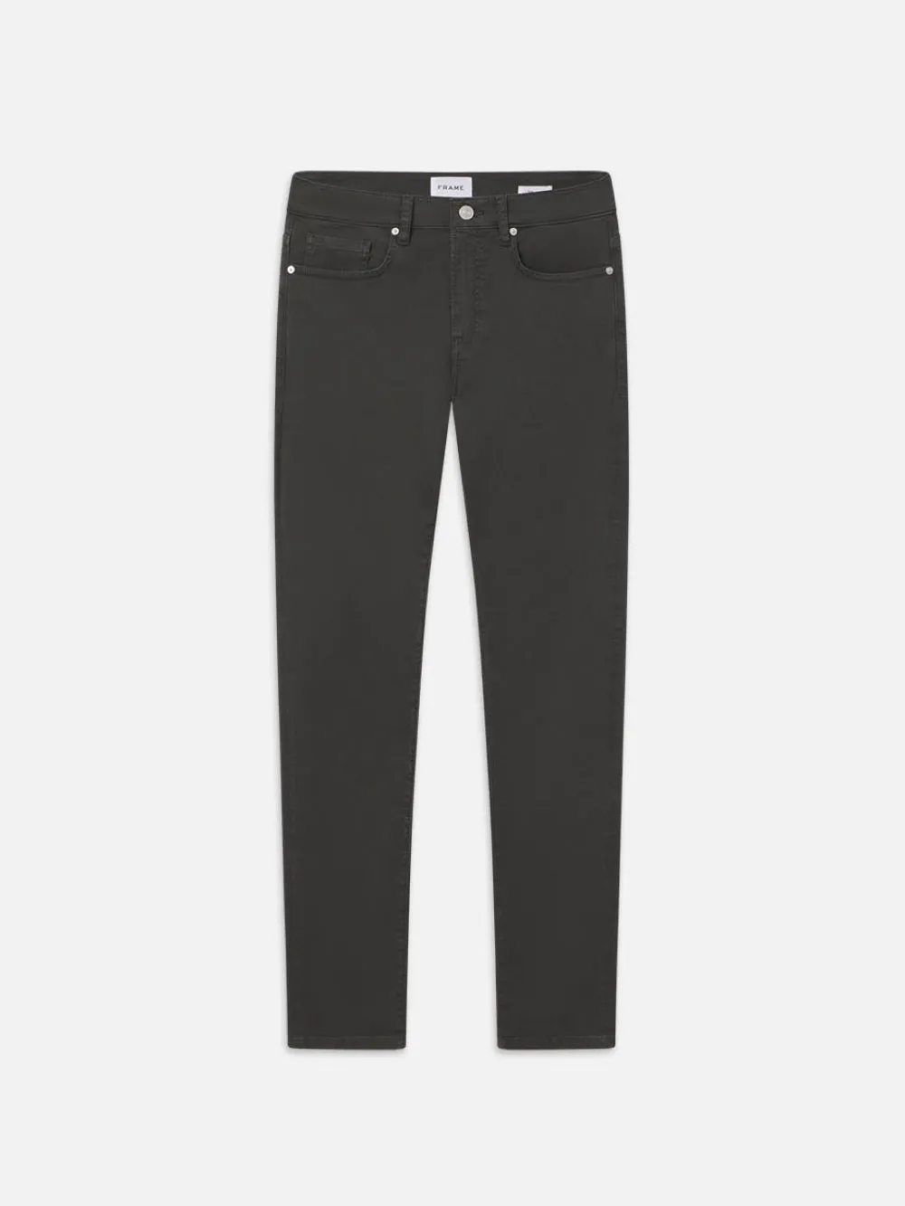 L'Homme Slim Twill -- Dark Charcoal