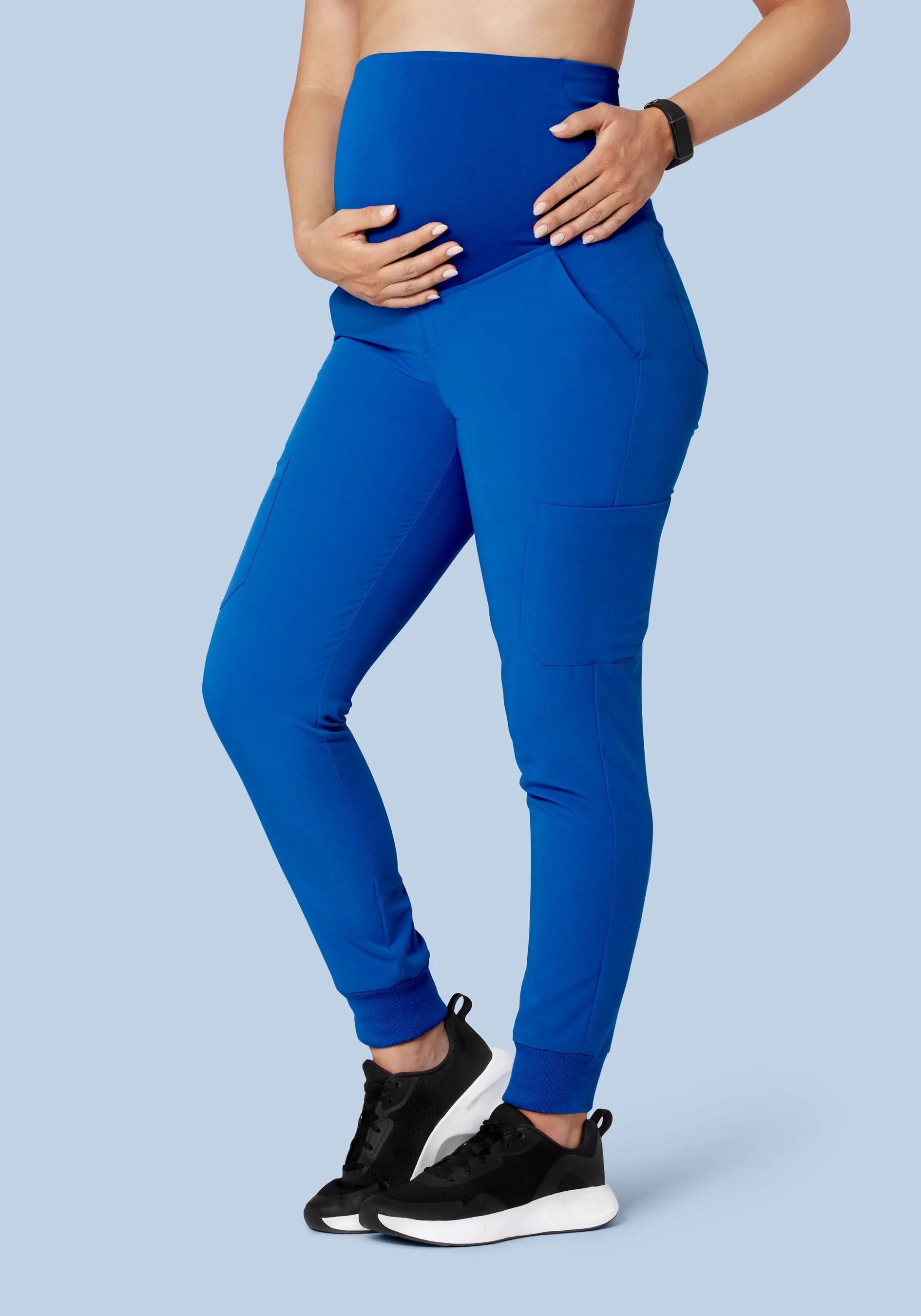 Maternity Joggers Royal Blue