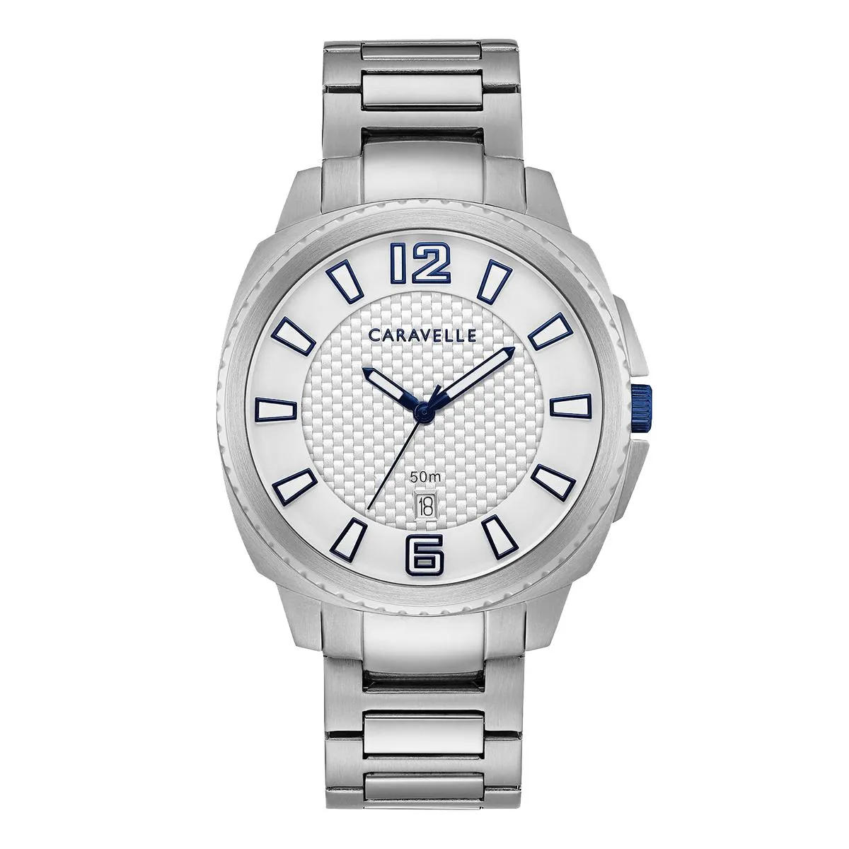 MEN'S STAINLESS STEEL CARAVELLE SPORT WATCH