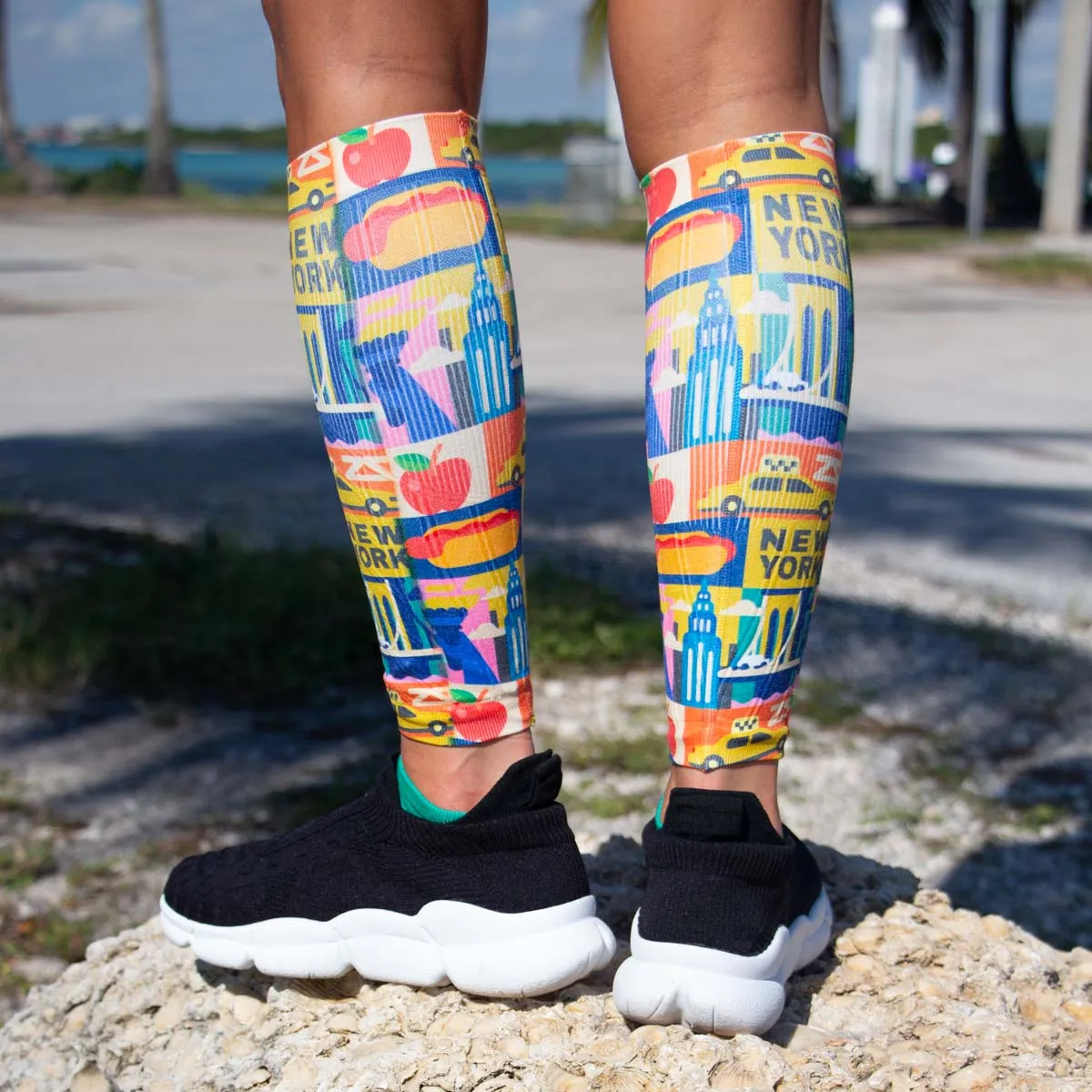 New York Blocks Compression Leg Sleeves