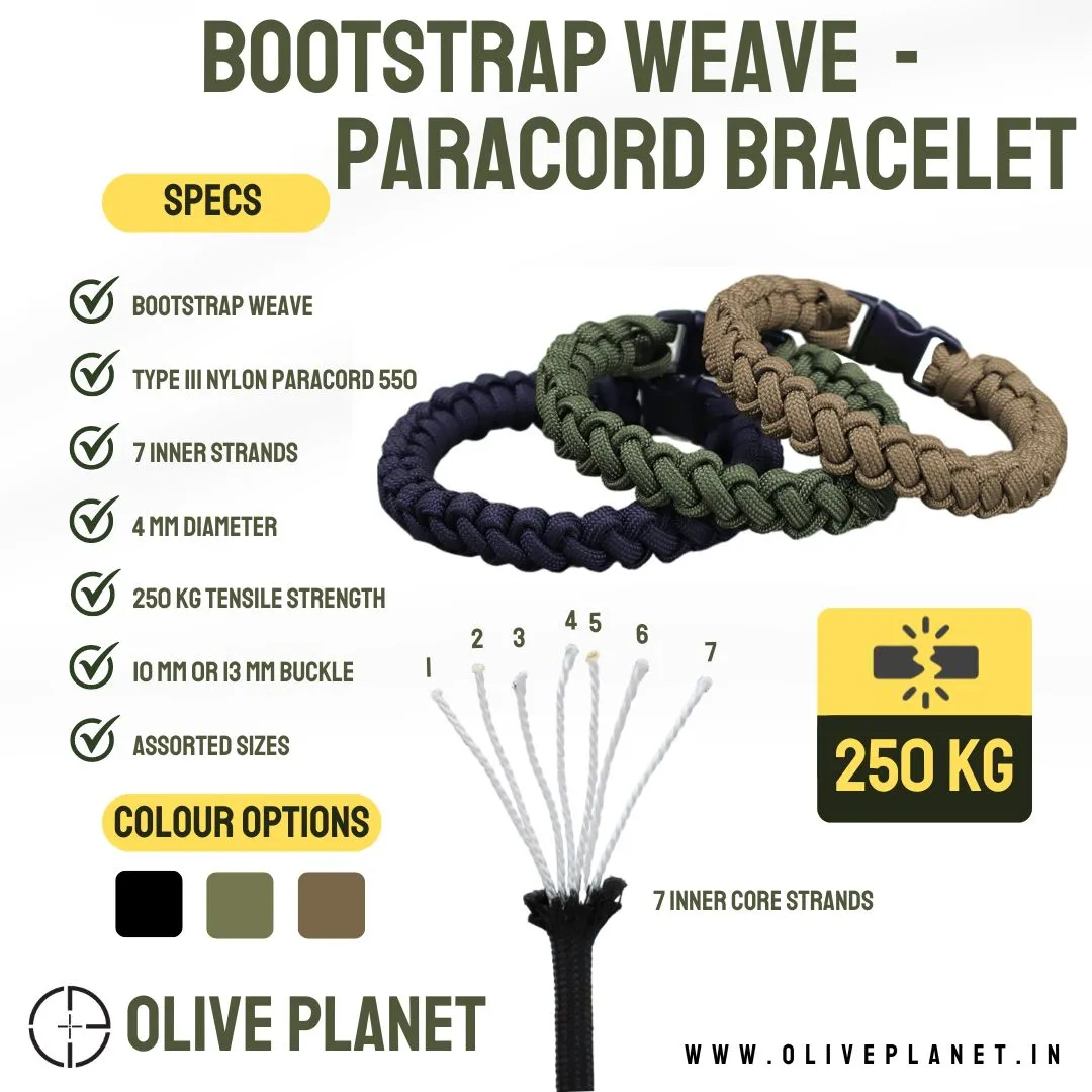 Paracord Bracelet - Bootstrap Weave