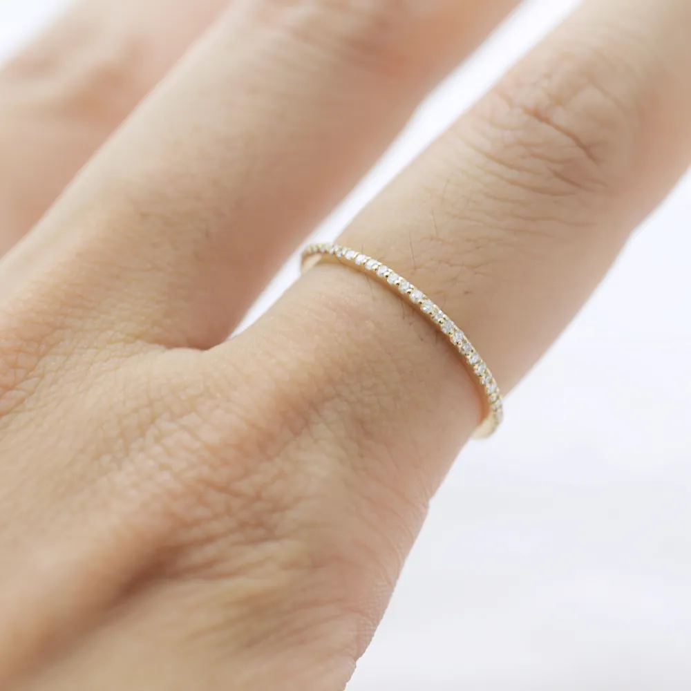 Petite eternity band Ring - 14K/ 18K Gold