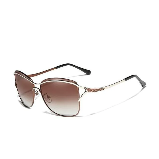 Retro Polarized Gradient Lens Women's Sunglasses