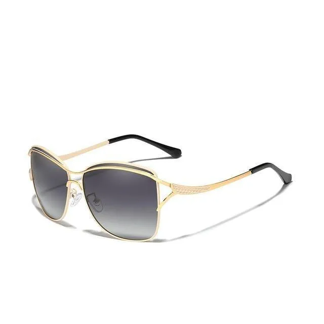 Retro Polarized Gradient Lens Women's Sunglasses