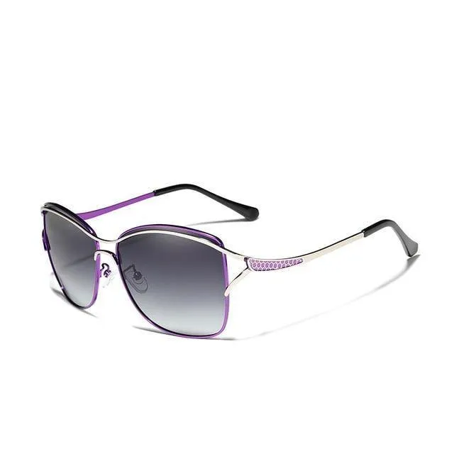 Retro Polarized Gradient Lens Women's Sunglasses