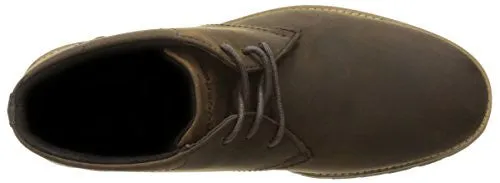 ROCKPORT MEN'S HADDEN CHUKKA BOOT, DARK BROWN, 9 W US