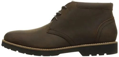 ROCKPORT MEN'S HADDEN CHUKKA BOOT, DARK BROWN, 9 W US