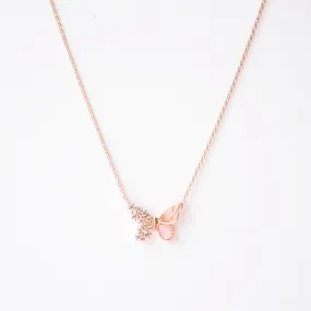 Rose Gold Chrysalis Necklace