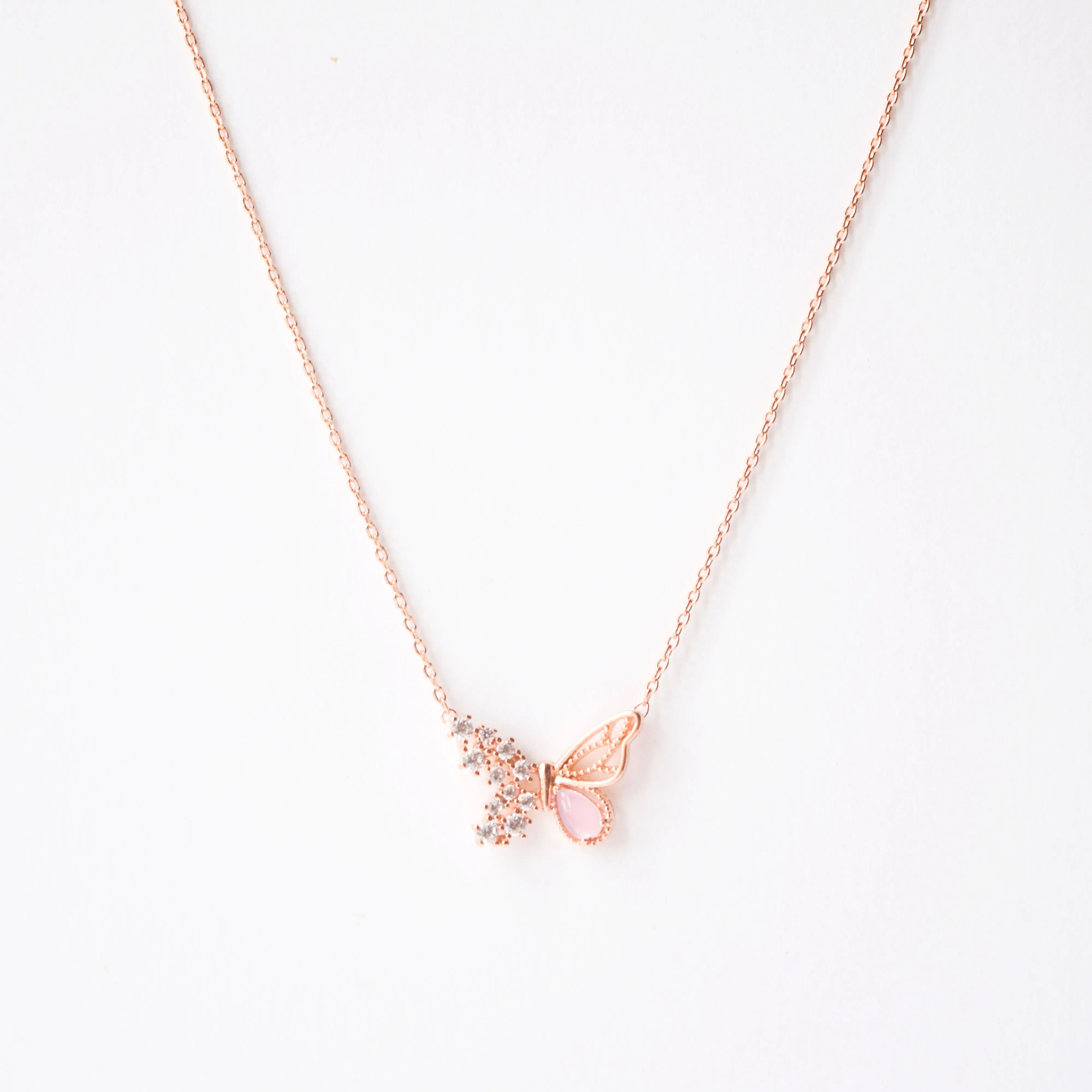 Rose Gold Chrysalis Necklace