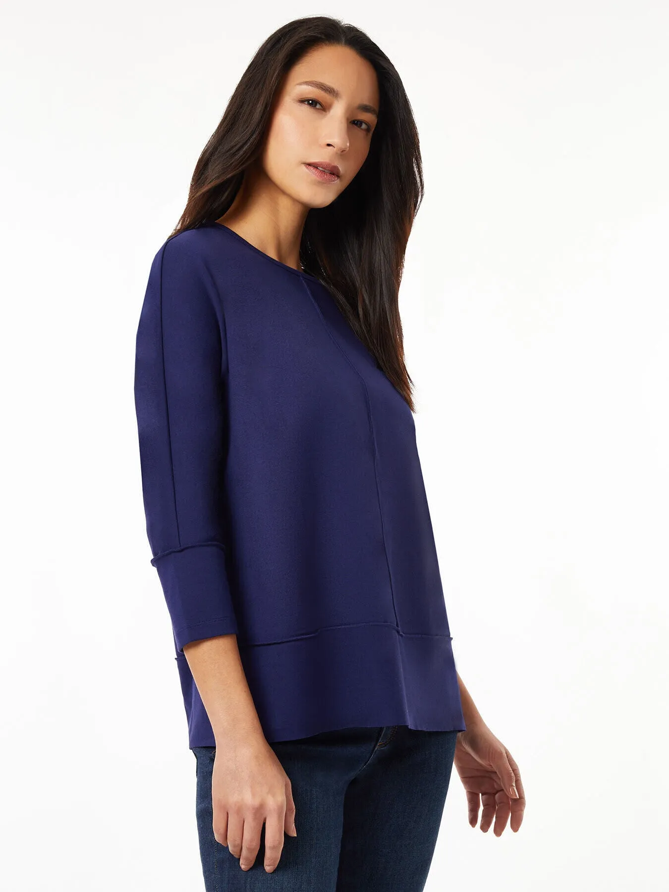 Seam Detail Dolman Tunic