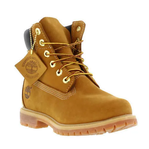 Timberland 6 Inch 10361 Wheat Nubuck Womens Ladies/ Mens  Waterproof Boots Size 3-8