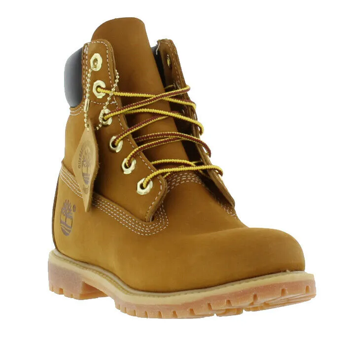 Timberland 6 Inch 10361 Wheat Nubuck Womens Ladies/ Mens  Waterproof Boots Size 3-8