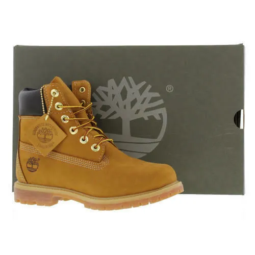 Timberland 6 Inch 10361 Wheat Nubuck Womens Ladies/ Mens  Waterproof Boots Size 3-8